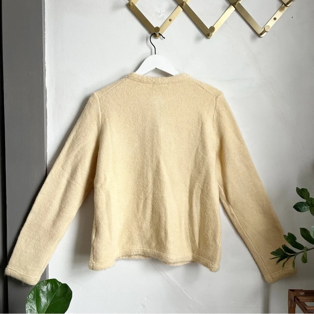 J Crew Textured Sweater Lady Jacket